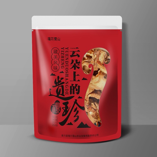 食品包裝設(shè)計-云朵上的遺珍藏羌風(fēng)味菌類包裝設(shè)計|山珍菌類干貨藏族羌族理縣金川阿壩理縣特色產(chǎn)品包裝設(shè)計